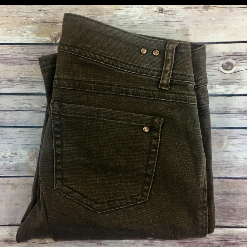CAbi Straight Leg Brown Jeans